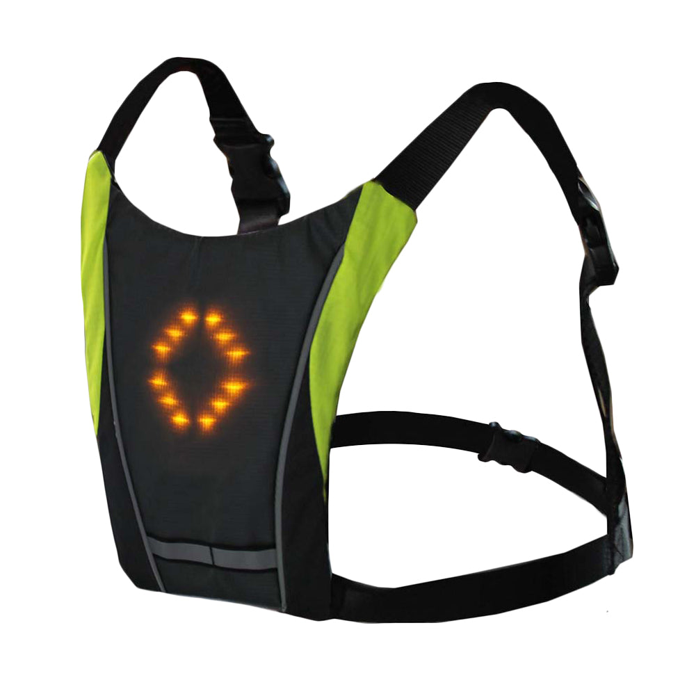CycleBright Gilet - Sicurezza e Visibilità in Bici con Indicatori di Direzione
