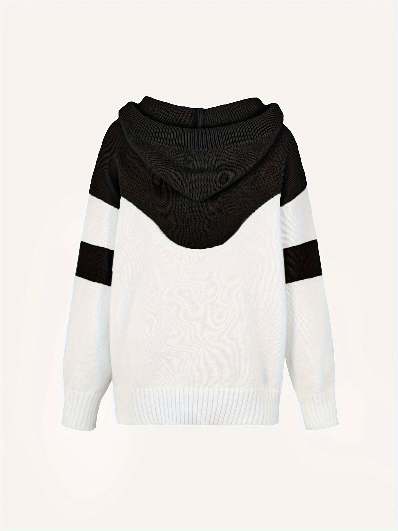 Ava Color Block Hoodie Maglione - Elegante e Confortevole per Donne