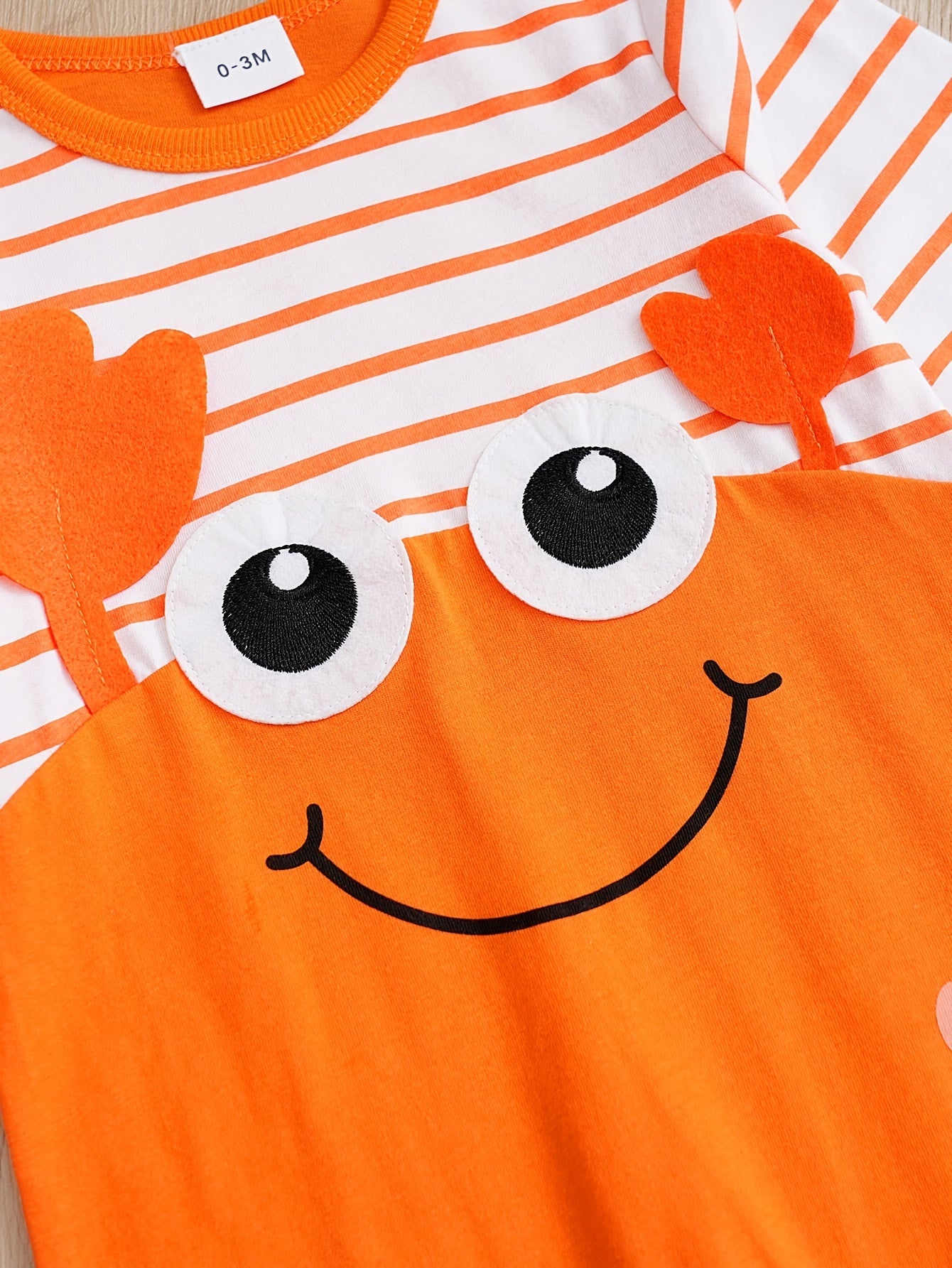 Romper a Forma di Granchio per Neonati – Perfetto per Avventure in Primavera e Autunno