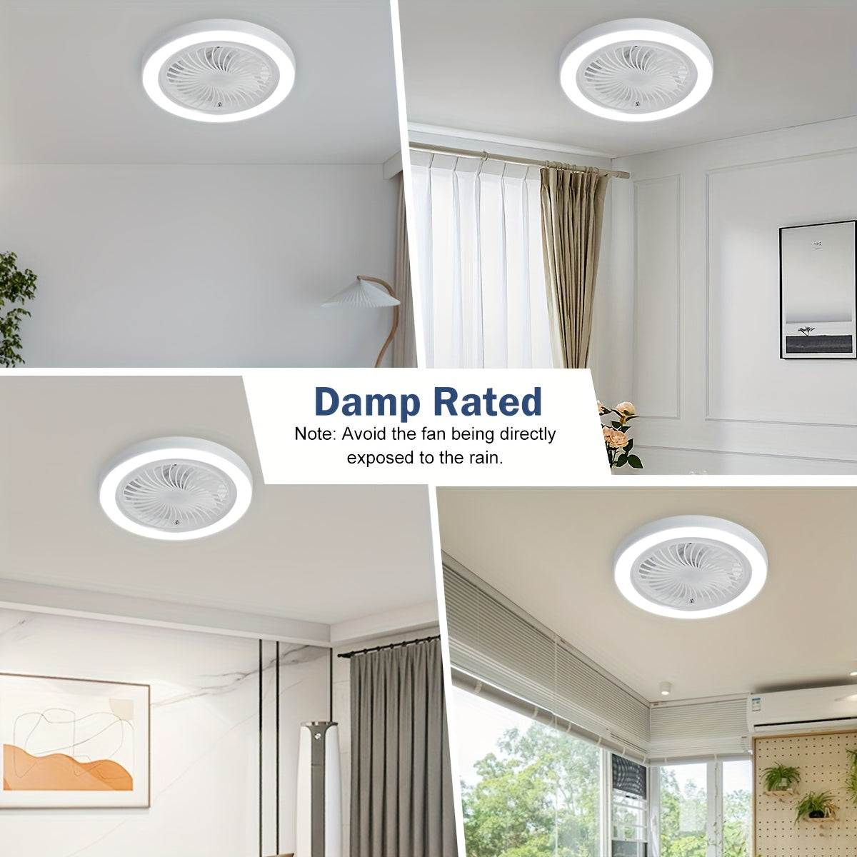 Lampada Ventilatore LED Smart – Dimmerabile e Silenziosa