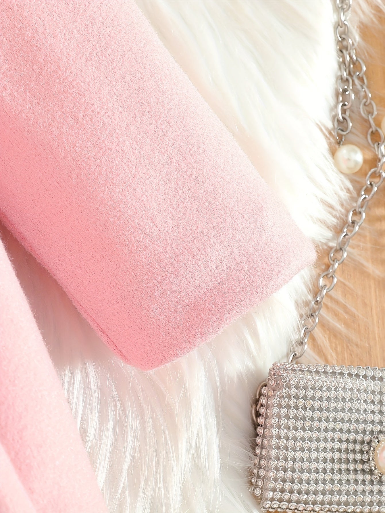 Giacca invernale per bambini - Elegante con Fiocco e Collo in Peluche per Giornate Fredde