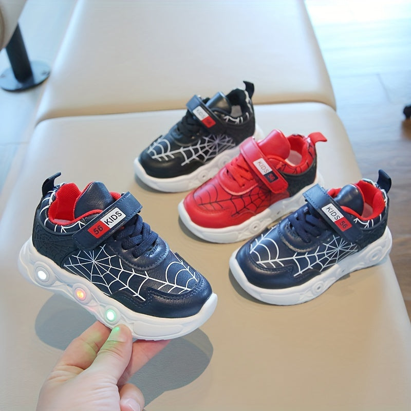 Scarpe LED Spider-Net - Per Bambini Avventurosi
