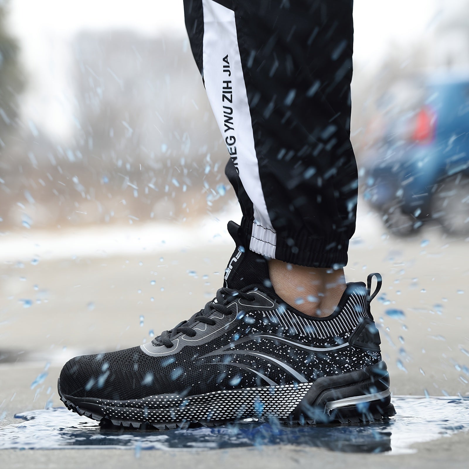 Sneakers da Lavoro di Sicurezza Trendy per Uomini – Antisfondamento & Resistente alle Punte