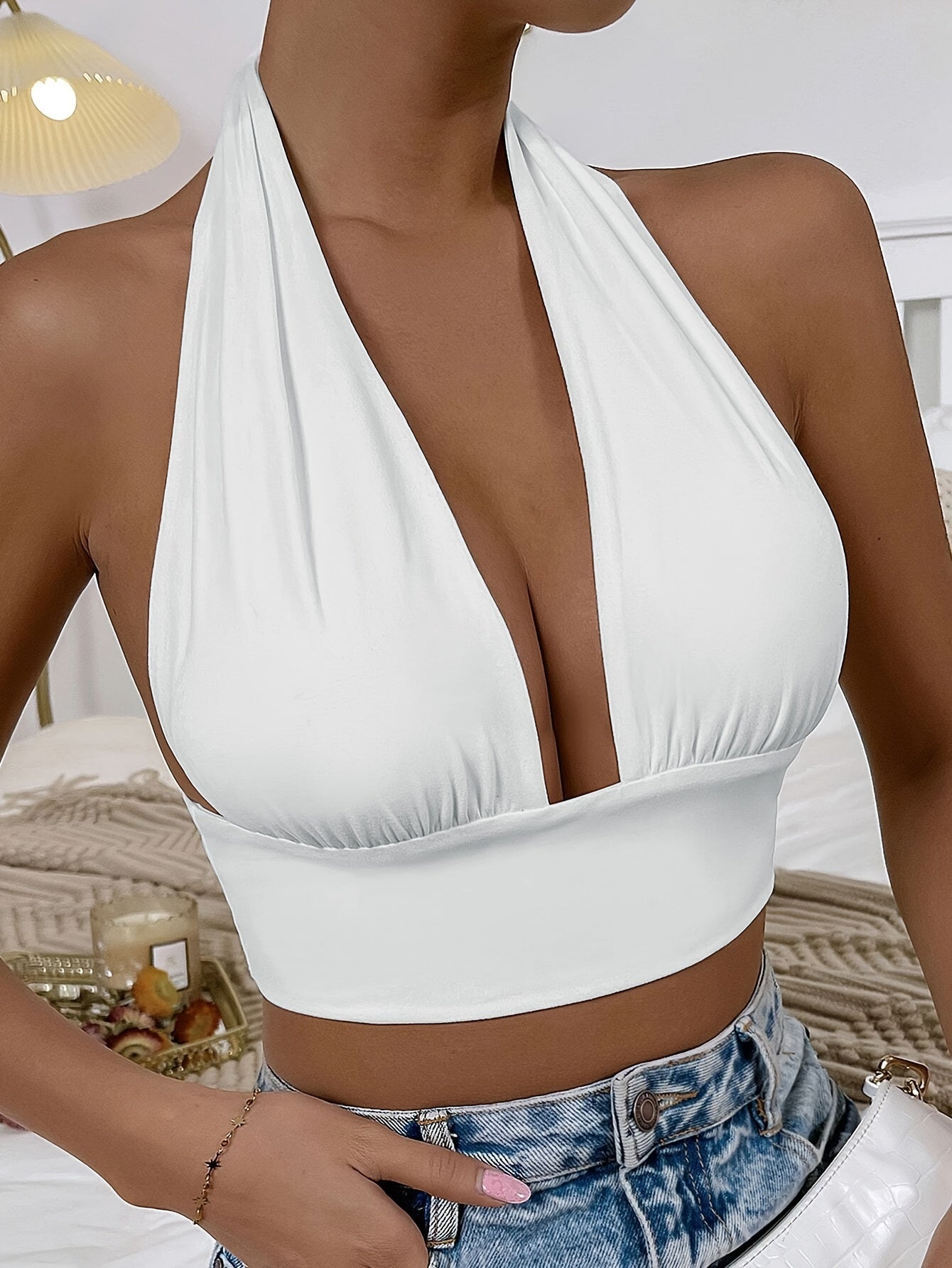 Elegante Top Bandeau Donna - Flessibile e alla Moda