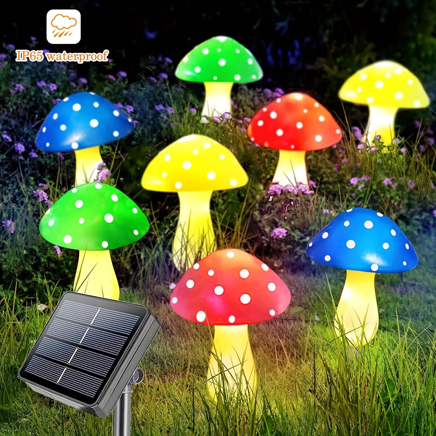 Funghi Magici da Giardino - Illuminazione Giocosa per Esterni