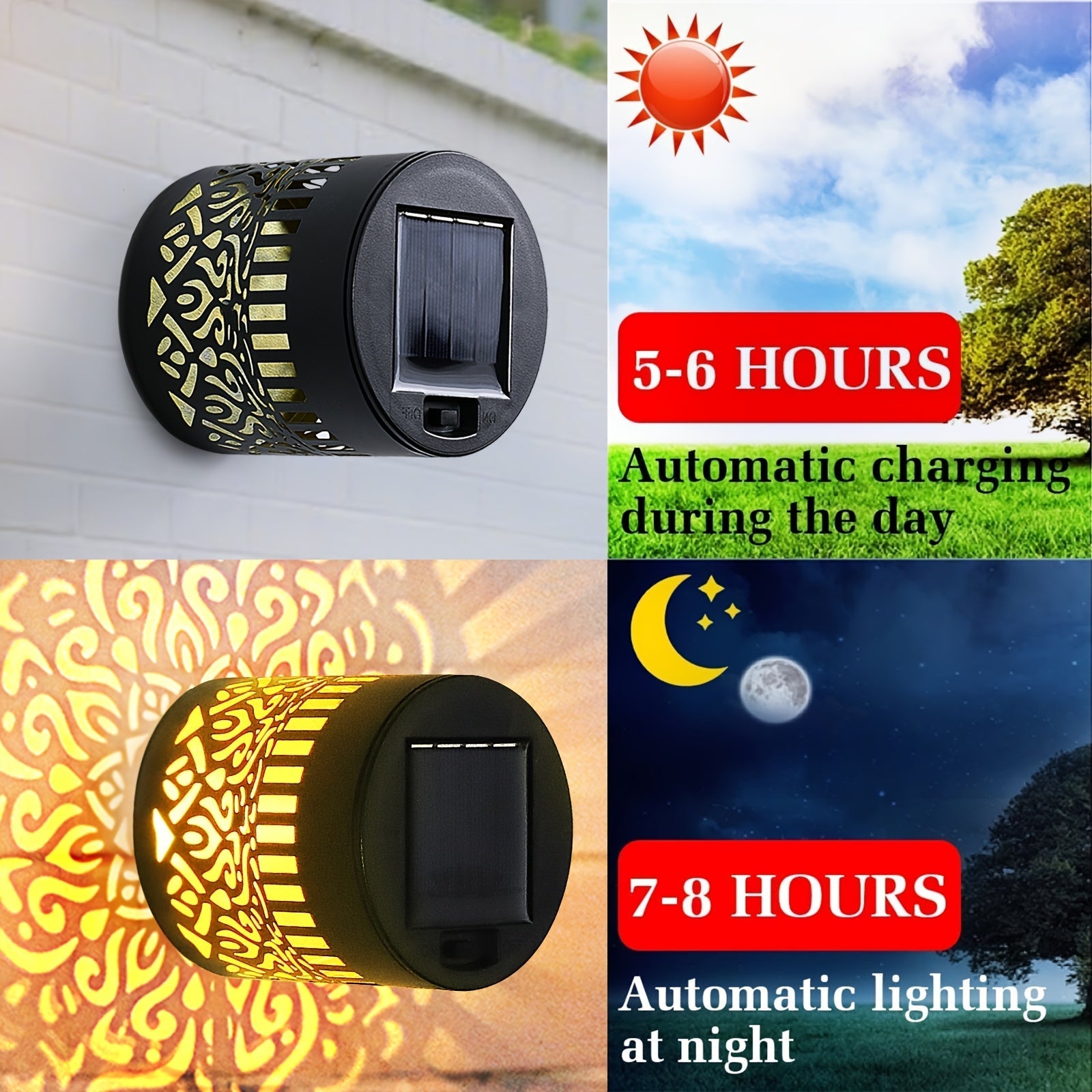 SolarGlow Duo Illuminazione da Esterno – Elegante e Resistente alle Intemperie