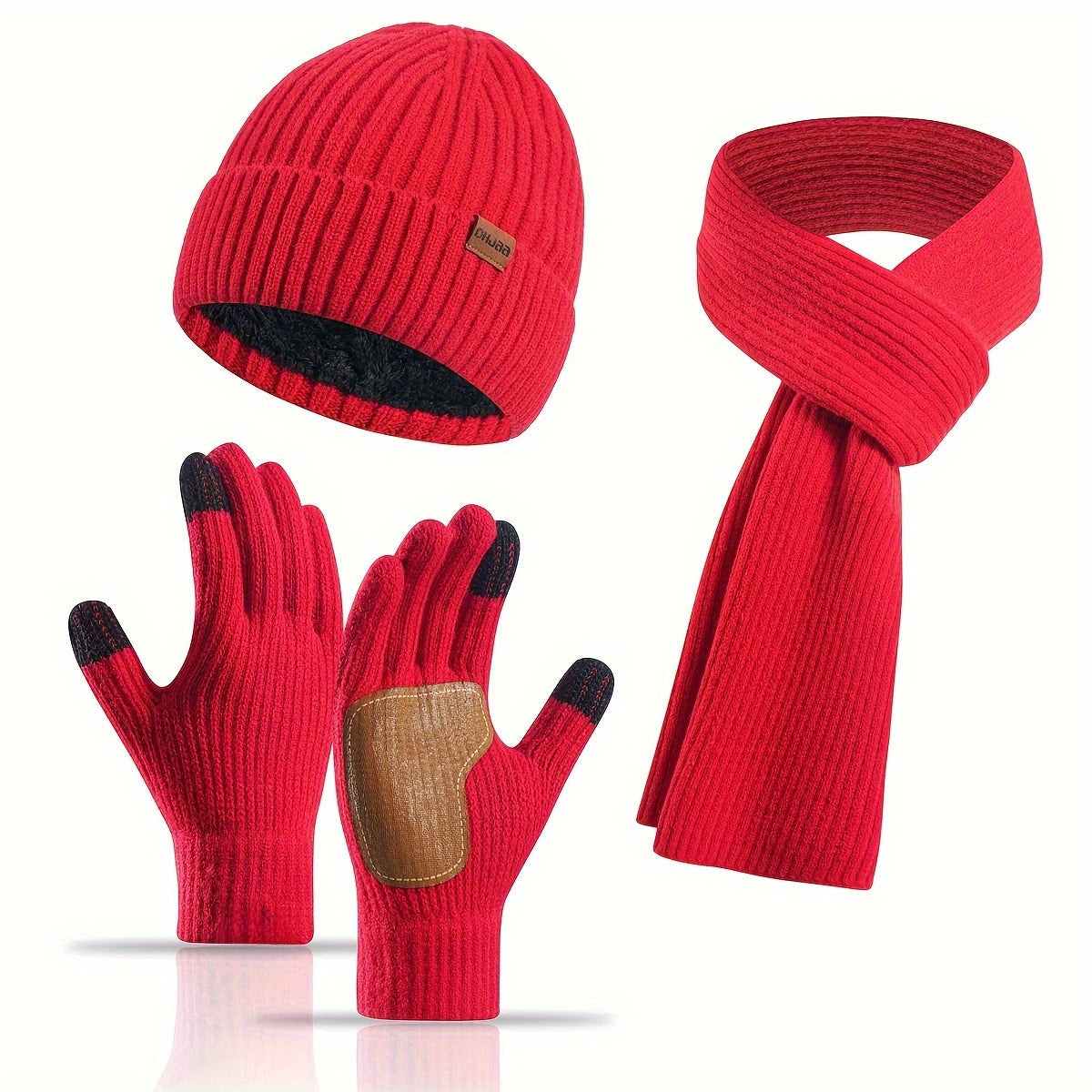 Set Invernale Allegro - Cappello, Sciarpa e Guanti per Coppie