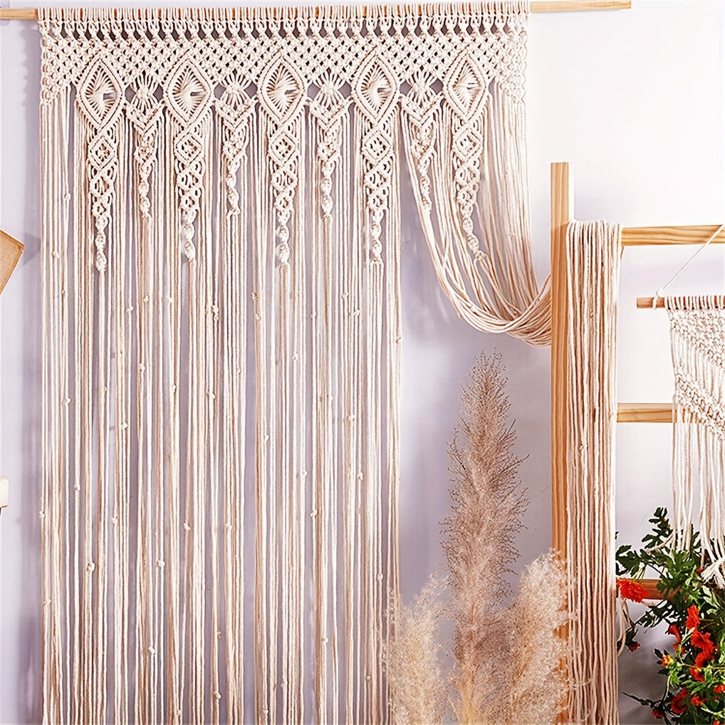 Tenda Macramé Boho – Tenda Decorativa e Pratica per Divisione