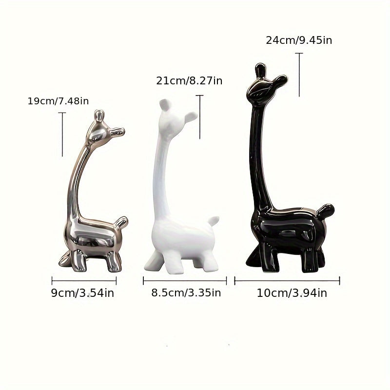 Set di Statue di Giraffe - Per un Look Interno Allegro ed Elegante