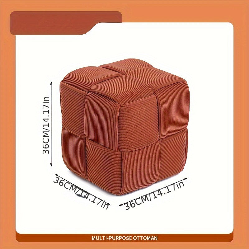 CordyCube Ottoman – Design Chic e Comfort in Uno