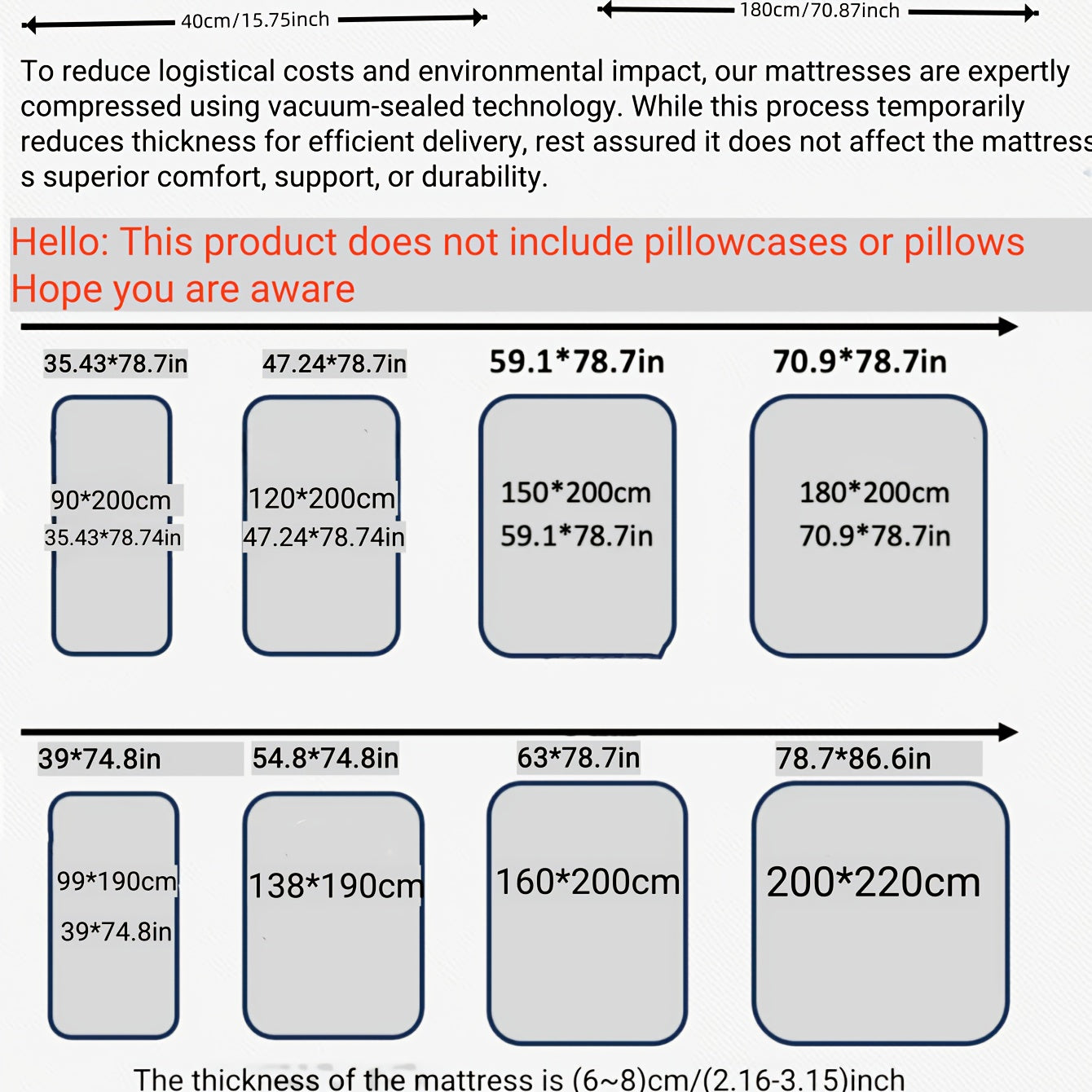 BambooDream Materasso King Size – Comfort Rinfrescante e Supporto per la Schiena