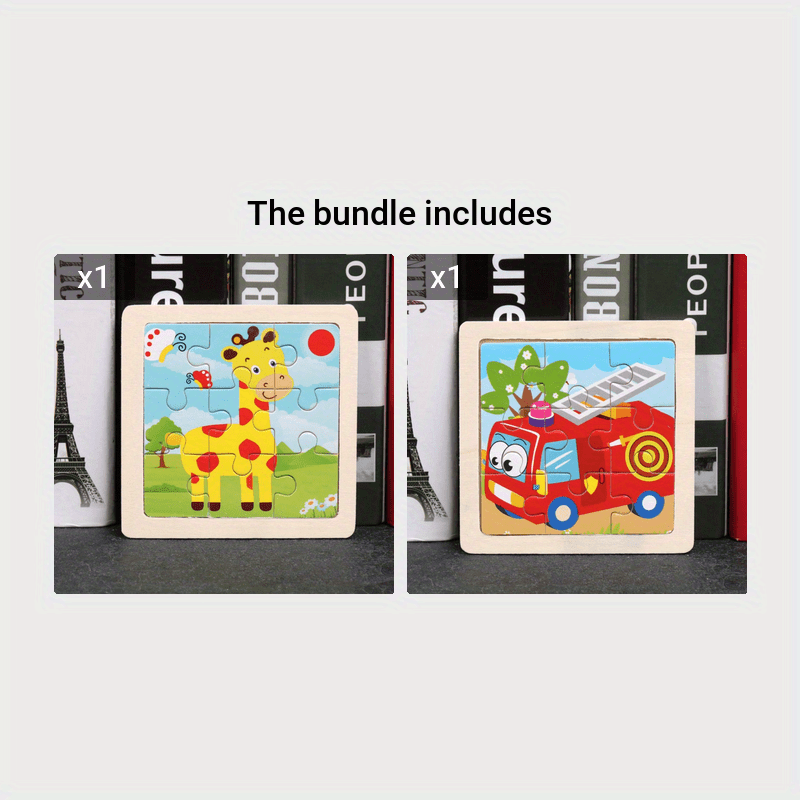 Puzzle di Legno Educativo – Per giovani esploratori