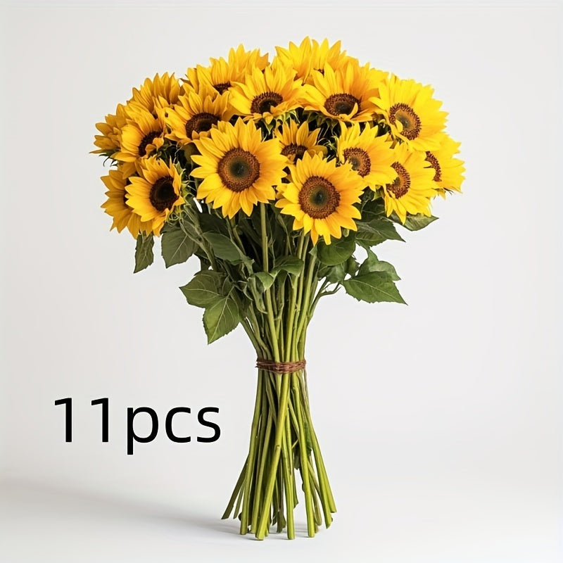 Set di 11 Girasoli Vivaci – Perfetto per Autunno, Matrimoni e Decorazioni da Giardino