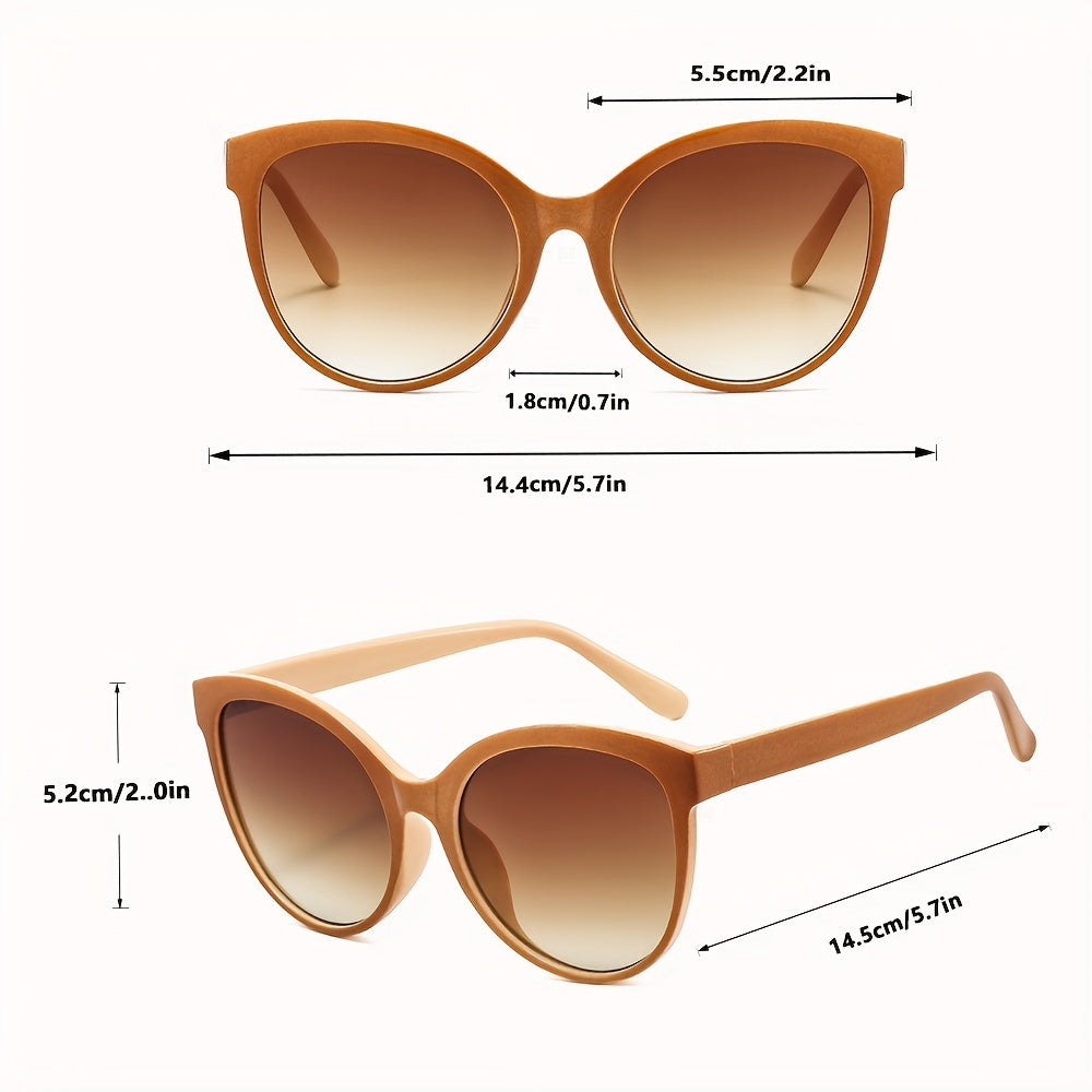 Occhiali da sole Cat-Eye di Lusso per Donne – Oversized e Stilosamente per Giornate di Sole