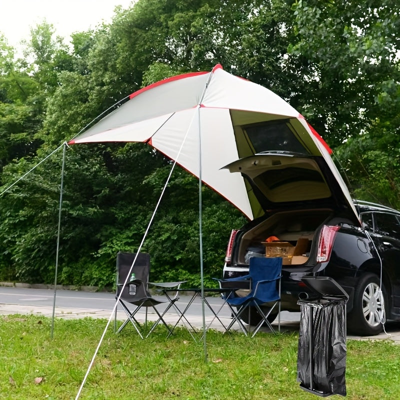 Supporto per Sacchi della Spazzatura Pieghevole Regolabile – Tre Pezzi con Stativo Regolabile in Altezza per Casa o Esterni