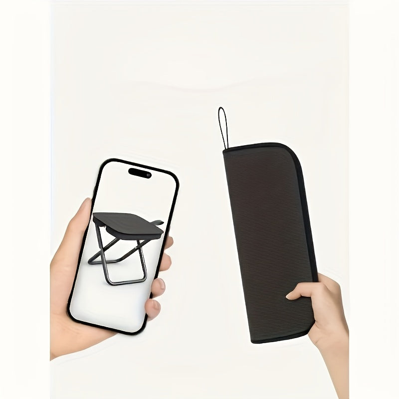 Sedia Pieghevole con Manico - Facile da Trasportare per Avventure all'Aperto