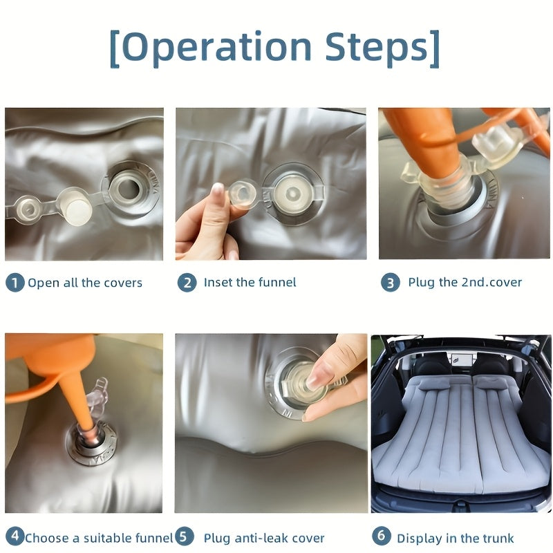 RoadRest Letto Gonfiabile per Auto – Compagno di Viaggio Perfetto per Dormire Confortevolmente