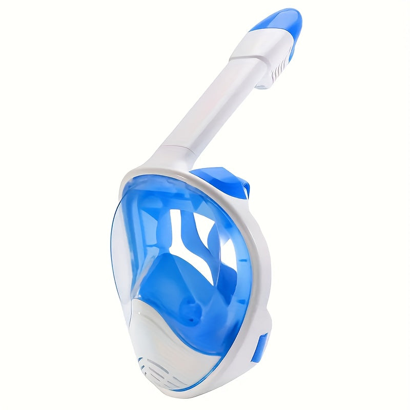 Maschera Snorkel per Viso Intero – Visione Panoramica a 180° e Montaggio per Fotocamera per un'Esperienza Subacquea Perfetta