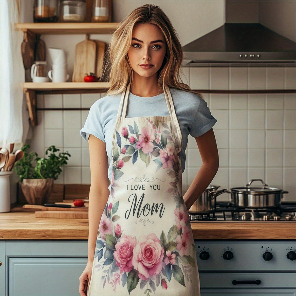 Cucinare Con Amore – Un Bellissimo Grembiule a Fiori per la Festa della Mamma