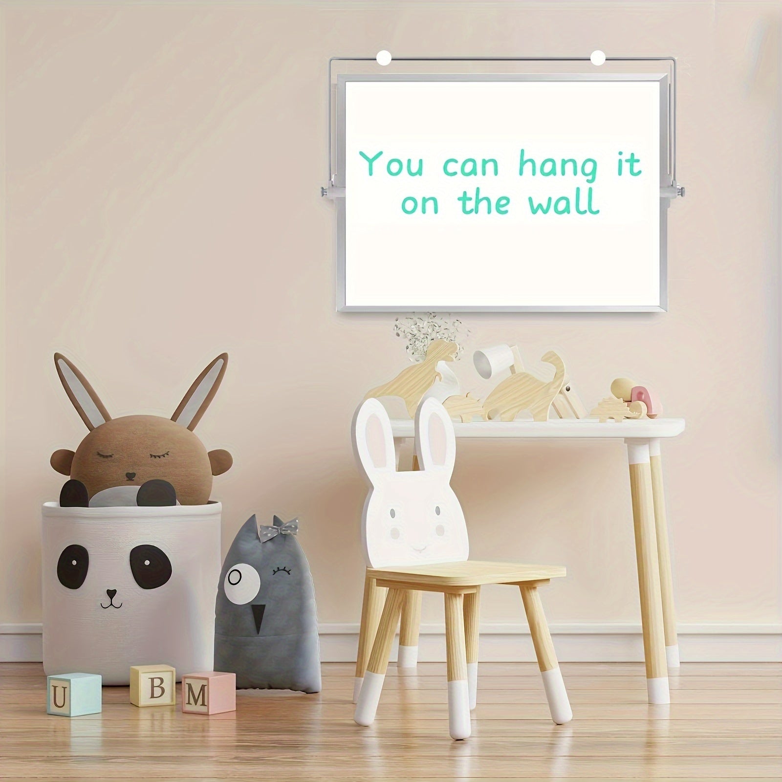 MagniBoard Lavagna Magnetica - Portatile e Doppia Faccia con Supporto