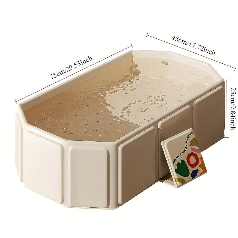 Vasca da Bagno Pieghevole e Confortevole per Bambini – Pratica e Spaziosa per il Relax