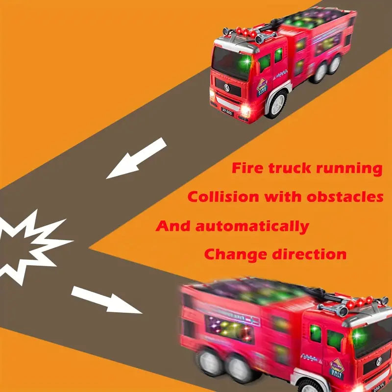 Auto dei Vigili del Fuoco Illuminata - Giocattolo Avventuroso per Bambini