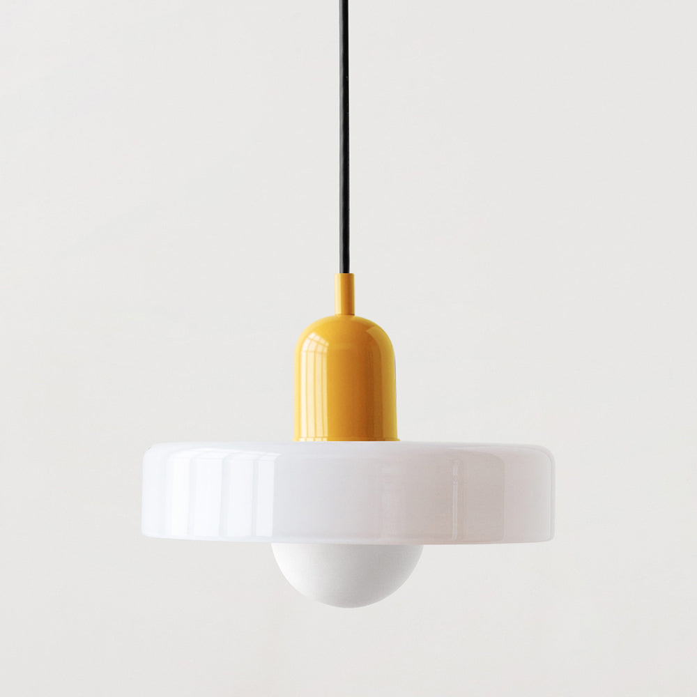ColorLoop Pendant – Lampada a sospensione artistica in stile Bauhaus con luce calda
