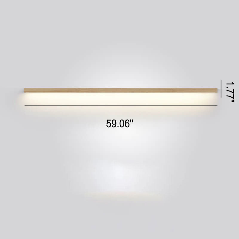 Lampada da Parete in Legno Minimalista – Illuminazione Atmosferica per Ogni Ambiente