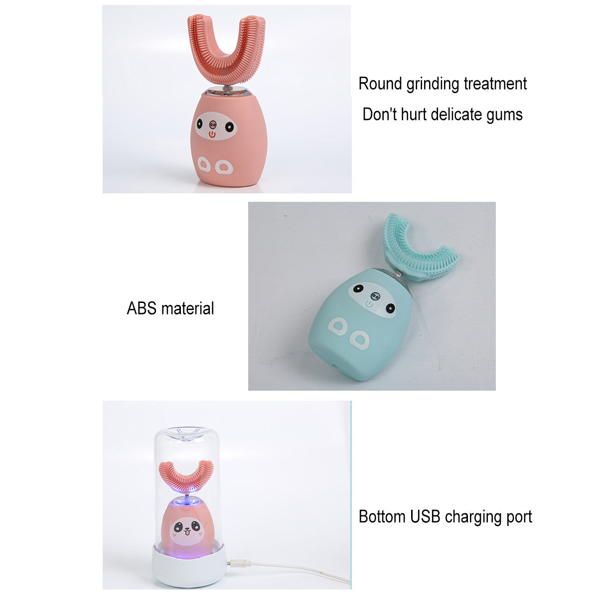 Spazzolino Automatico per Bambini - Cura della Bocca Veloce ed Efficace