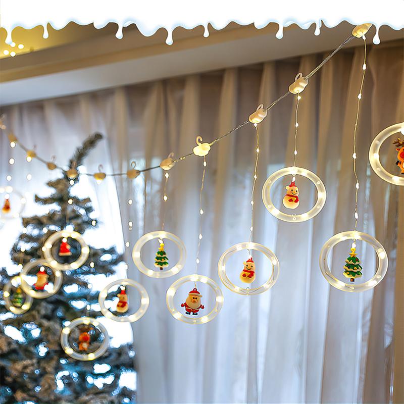 TwinkleJoy Illuminazione Natalizia – Filo LED con Figure Festive