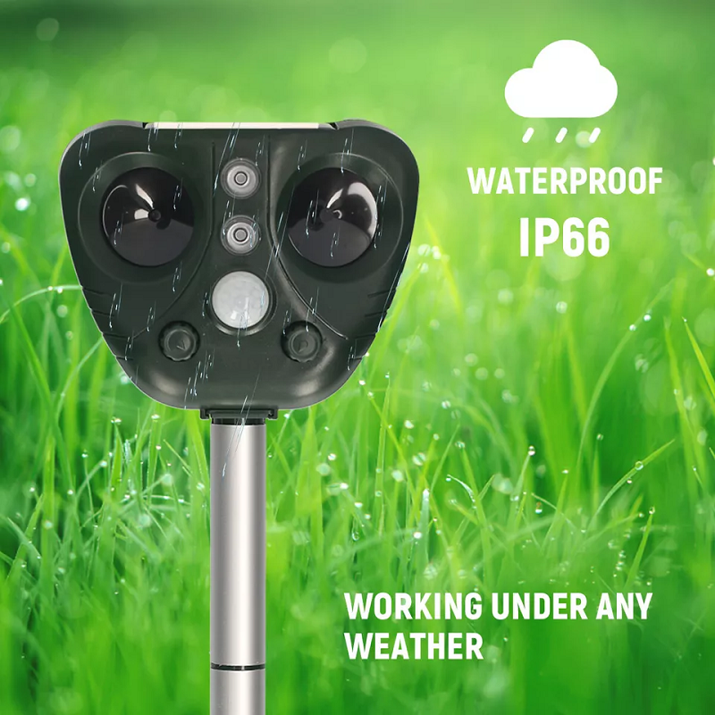 Dispositivo Scaccia Uccelli Ultrasuoni Solare – Senza Fili e Resistente alle Intemperie per Esterni