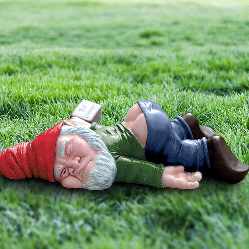 Lazy Larry Gnomo da Giardino – Il Dormiglione del Giardino