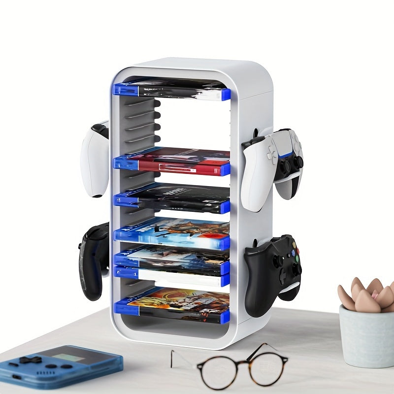 Supporto Universale per Dischi di Gioco e Supporto per Controller – Per PS5, PS4, Switch e Xbox