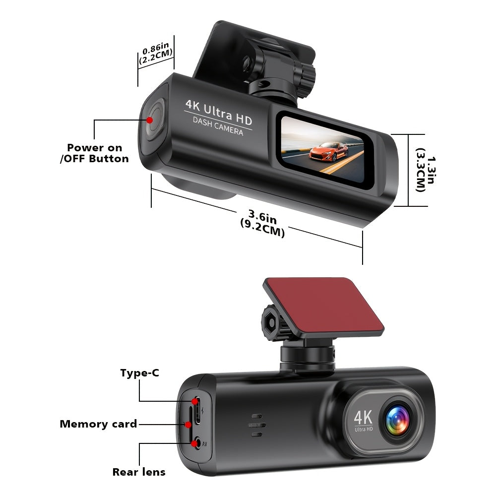 Dashcam 4K Ultra – Sicurezza Intelligente e Immagini Nitide in Ogni Viaggio