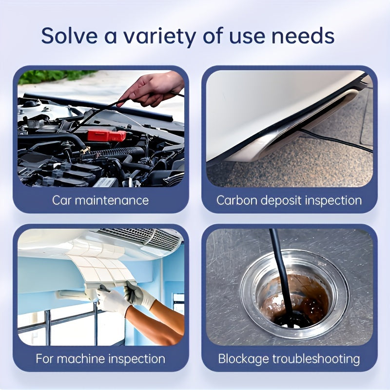 Camera Endoscopica Professionale – Ispezioni Chiare con Display LCD