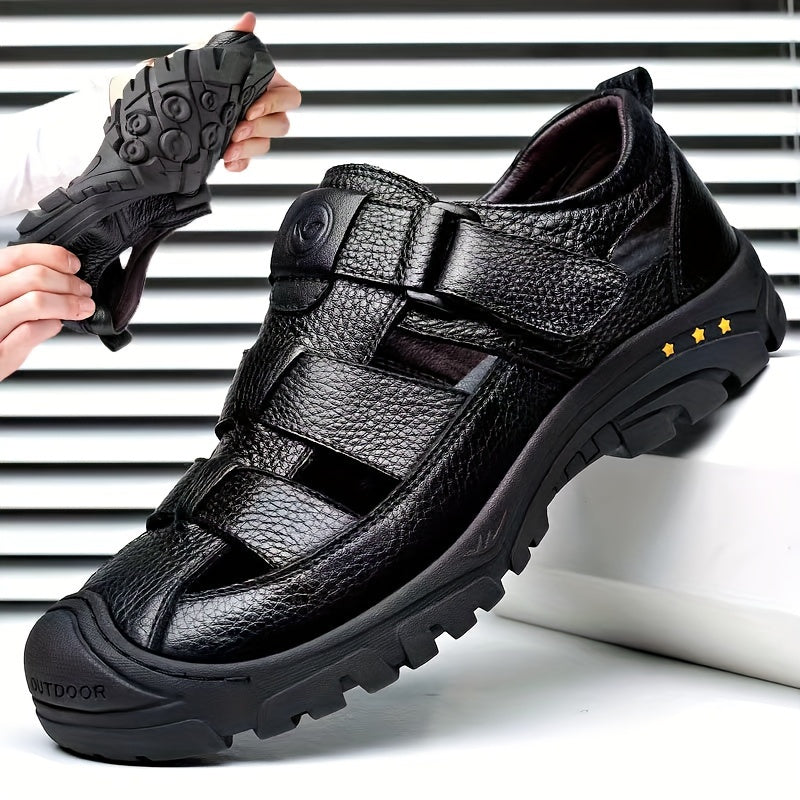 Sandali Outdoor Uomo Sostenibili – Sandali Traspiranti con Chiusura e Suola Antiscivolo