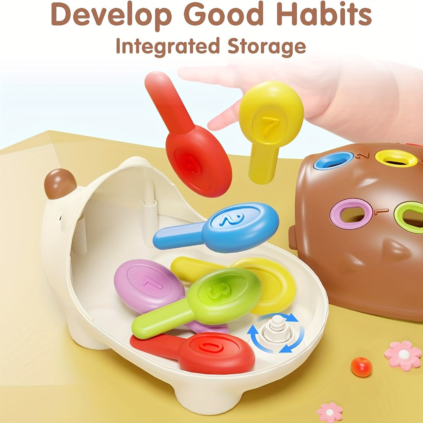 Riccio Educativo Giocattolo - Impara e Gioca