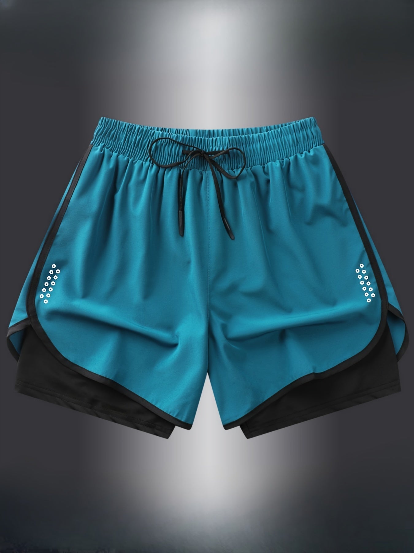 Shorts Sportivi Geometrici per Donne – Eleganti e Traspiranti per Fitness e Corsa