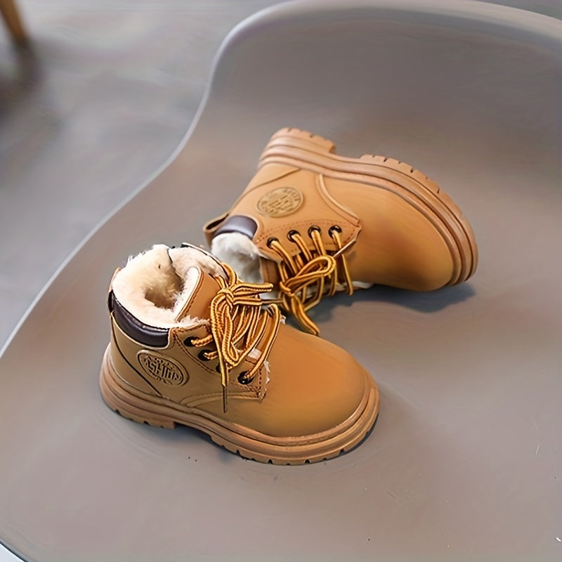 Stivali in Fleece alla Moda per Bambini - Caldi e Impermeabili