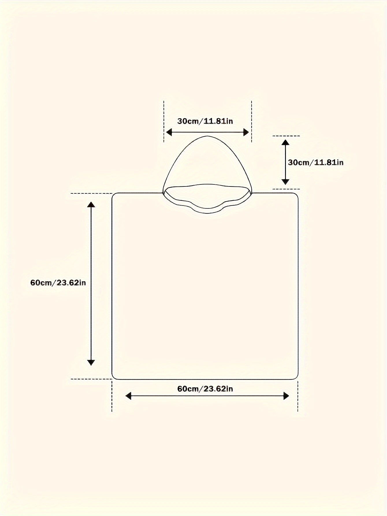Accappatoio con Cappuccio Ignifugo a Ragnatela – Asciugamano per Bambini