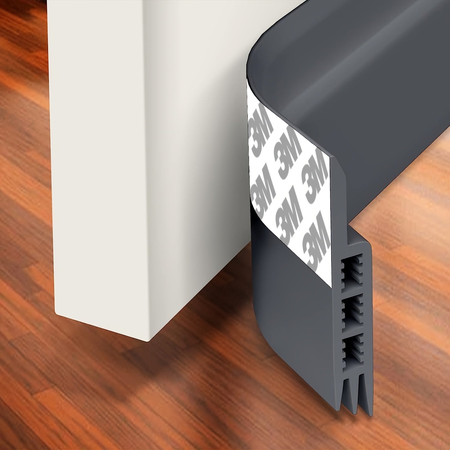 Paraspifferi per Porta - Raschietto per Porta in Silicone con Forte Colla e Isolamento Acustico