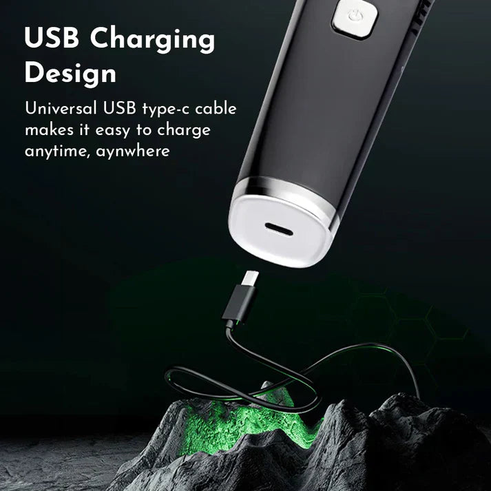 Maestro del taglio Vacuum Rasoio per Barba - Senza Fili e Pulizia Facile