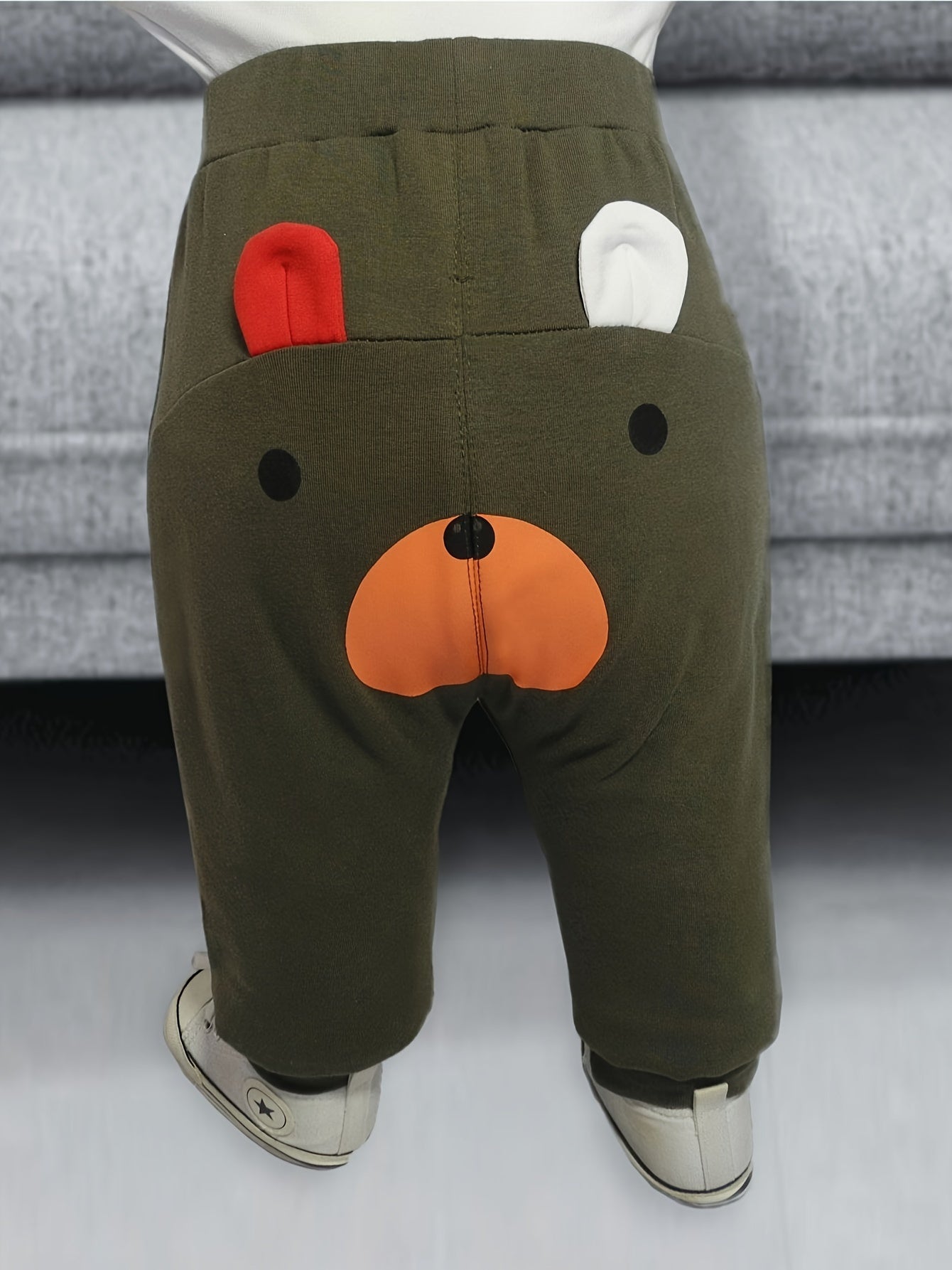 Pantaloni Jogging con Orsetti per Bambini – Ideali per Avventure all'Aria Aperta in Primavera e Autunno