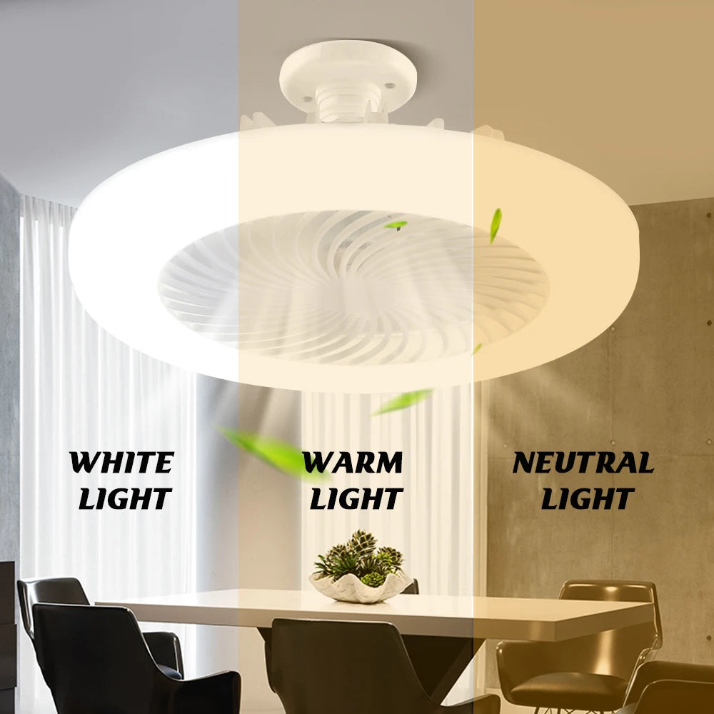 Ventilatore a Luce Intelligente - Comfort e Stile in Uno