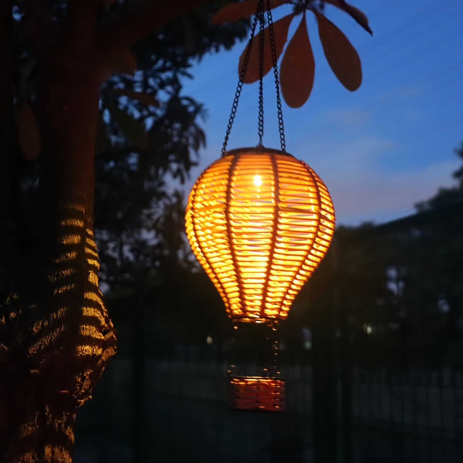Lampada da Giardino a Forma di Mongolfiera - Per Serate Magiche nel Tuo Giardino