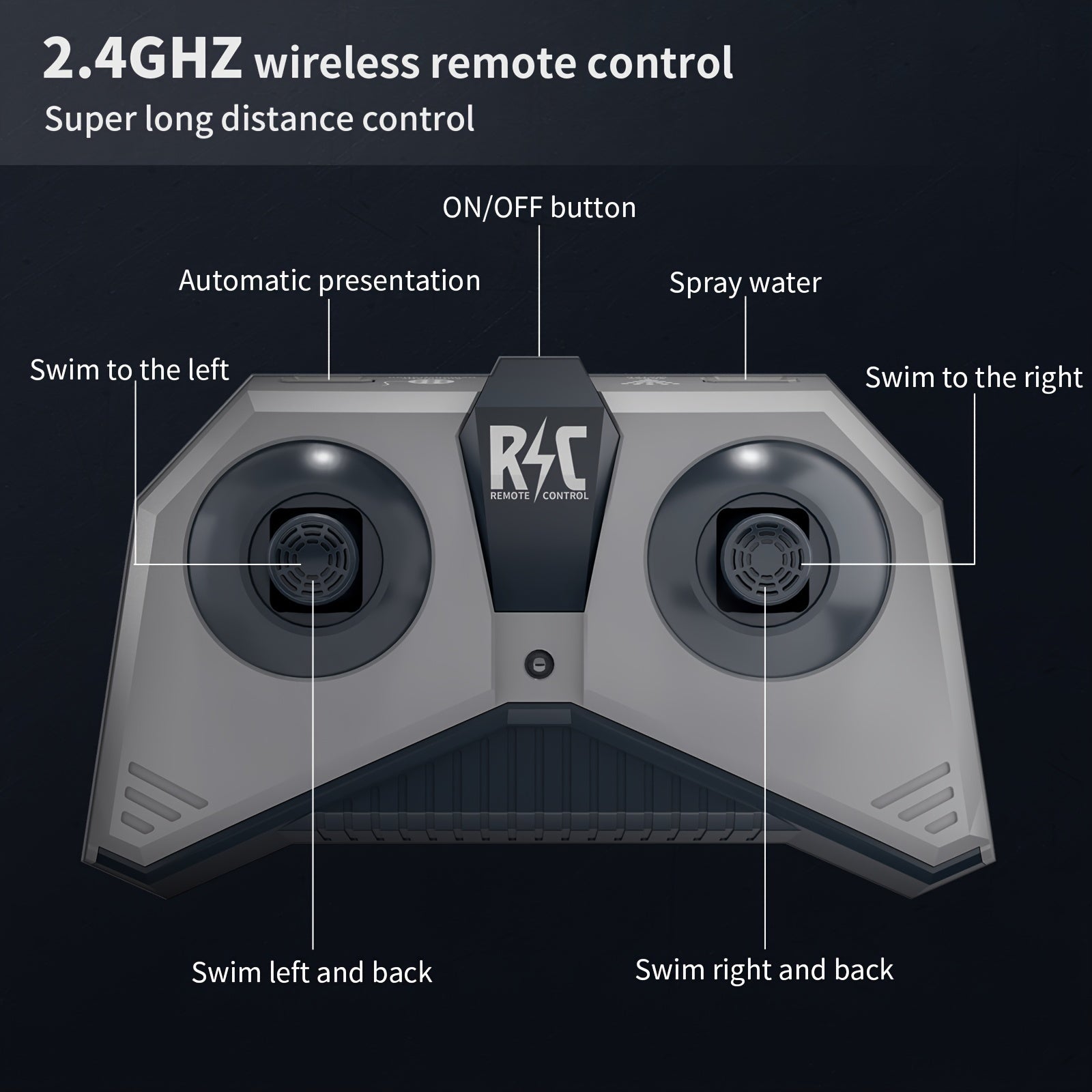 Sharko SwimMaster - Avventura in Acqua con Luce e Spruzzi