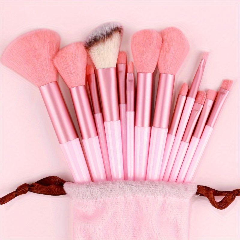 Set di Pennelli Make-up Fluffé - Un Regalo Perfetto per la Festa della Mamma