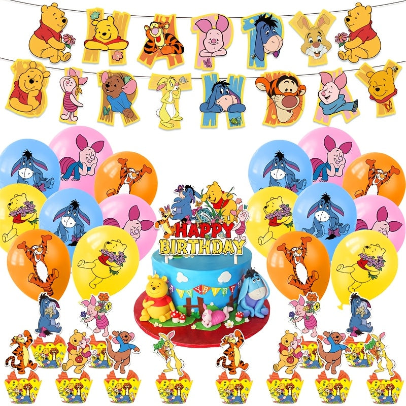 Set di Feste Disney Winnie the Pooh – Completo di Decorazioni per una Festa Magica