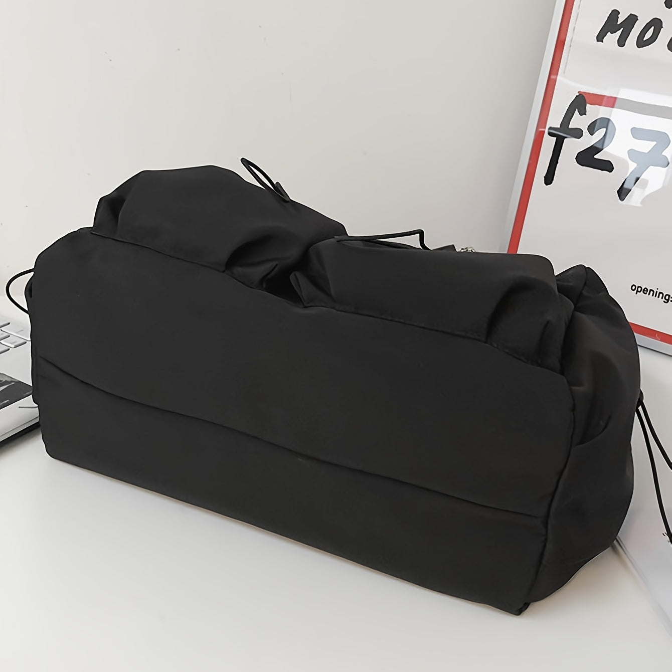 Borsa a Spalla UrbanEase – Borsa a Tracolla con Coulisse e Grande Capacità