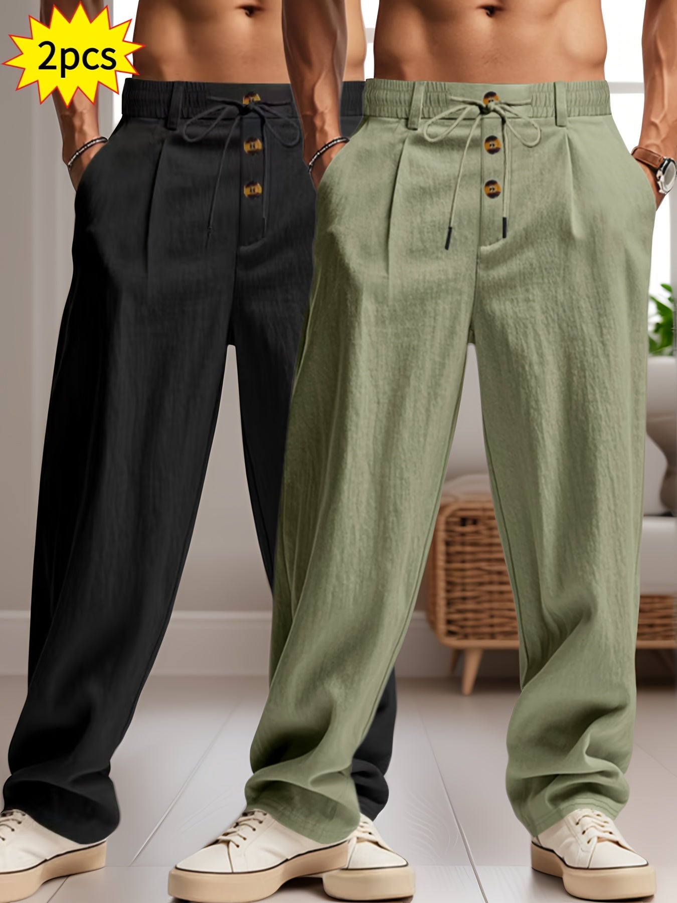 Set di Pantaloni Relaxed Luxe - Comfort e Stile Senza Compromessi